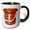 Black/White, variant on 3drose, Print of Sand Pail Bucket List with Fun Sayings, 15oz Two-tone Black Mug