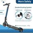 thumbnail image 4 of Hiboy 350W Peak Motor Electric Scooter for Teens & Commuting - 13 MPH, 10.6 Miles Range, Foldable & Lightweight, UL 2272 Certified with Dual Braking System And Cable Lock, 4 of 8