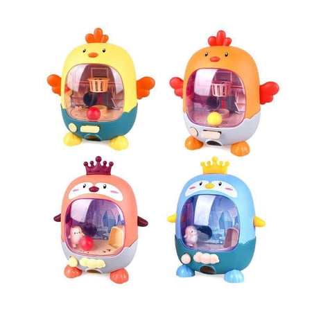 Godderr Baby Kids Toys Cartoon Chicken Toss Game Toys for Toddler Toys Finger Basketball Machine Desktop Game Chicken Shooter Penguin Football Machine Catapult Parent-Child Interactive Toys Gifts