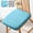 Blue, variant on Chair Cushion, TOUMENY Slow Rebound Memory Foam Seat Cushion, Non- Breathable Stool Cushion for Office Kitchen Classroom Car, Gray