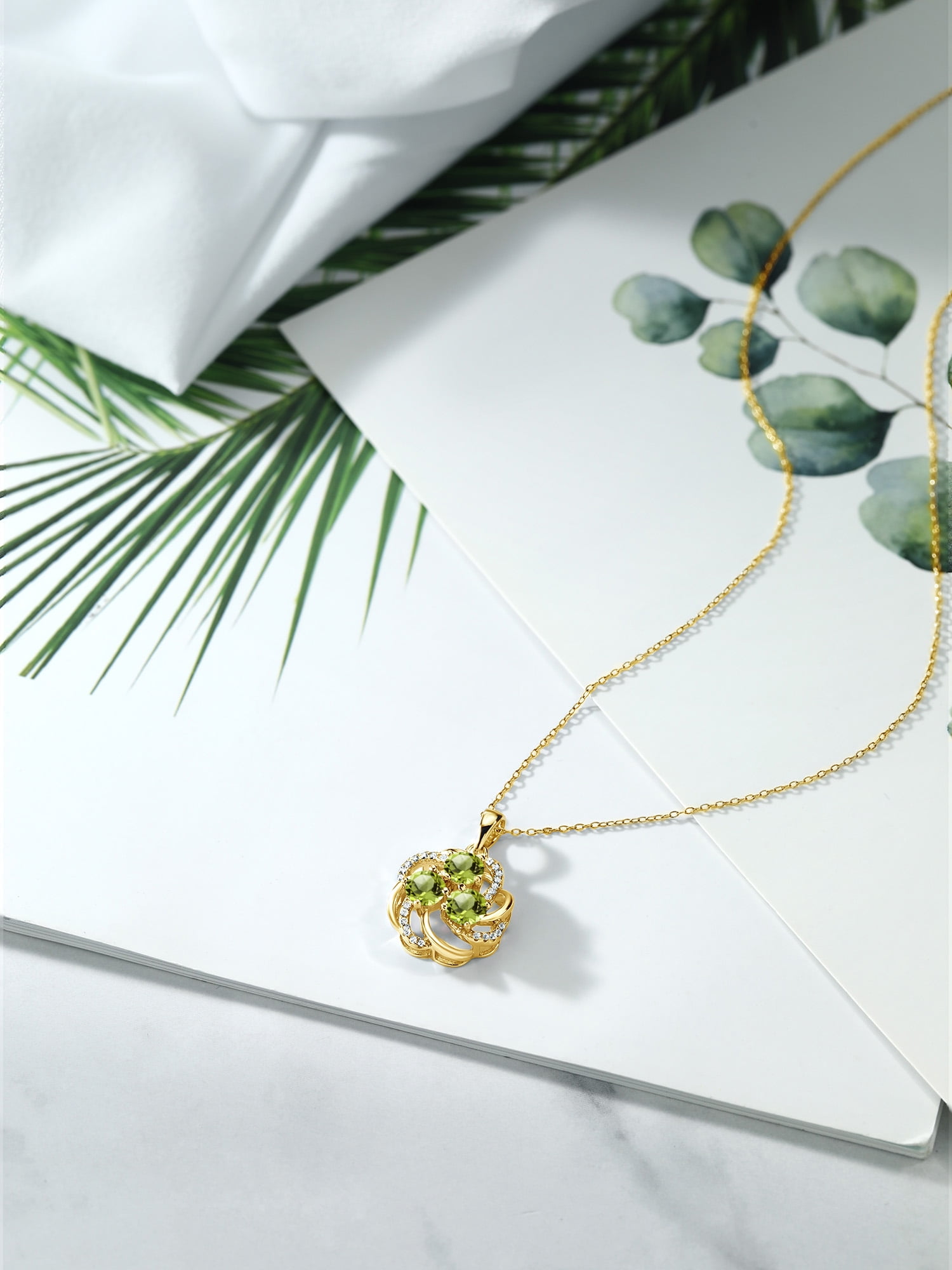 Gem Stone King 2.87 Ct Round Blue Zircon 18K Yellow Gold