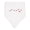 White and Black, variant on Inktastic Ladybug Trail Baby Bandana Bib