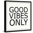 thumbnail image 2 of Marmont Hill Good Vibes Only Mantra Framed Wall Art, 2 of 6