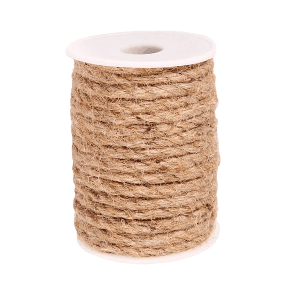 100% Natural Jute Hessian Rope Cord Braided Craft DIY Safe for Pets Animals Gym 