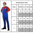 thumbnail image 2 of Mens Adult Super Mario And Luigi Fancy Dress Plumber Bros Halloween Costume, 2 of 5