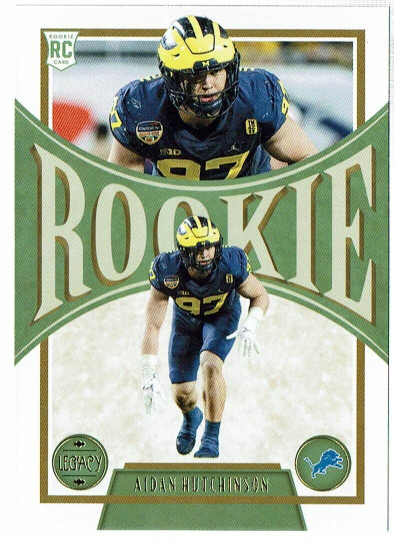 NFL 2022 Legacy Football Aidan Hutchinson Trading Card (Rookie Card