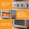 thumbnail image 4 of EDX 16L Silver Air Fryer Oven, 4-in-1 Functions, 120V, 100-230℃, 0-60min Timer, Household Kitchen & Countertop Use, 4 of 9