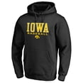 thumbnail image 2 of Men's Black Iowa Hawkeyes Team Unity Baseball Pullover Hoodie, 2 of 3
