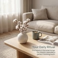 thumbnail image 6 of Unique Bargains Small Ceramic Bud Tiny Matte Decorative Vase White 2.6"L x 2.6"W x 2.8"H, 6 of 6