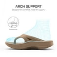 thumbnail image 4 of DREAM PAIRS Women's Sandals Platform Comfortable Arch Support Flip Flops Summer Slip On Sandals, 4 of 8