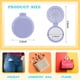 thumbnail image 2 of Paquete de 6 Mini Cepillos de Pelo Plegables con Espejo, Cepillo de Pelo Redondo Portátil con Bolsillo Plegable, Peine de Masaje Compacto de Tamaño de Viaje para Niñas y Mujeres, 2 of 6