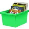 thumbnail image 2 of Storex 4 Gallon &15 L Classroom Storage Bin+ Lid/ Green (6 units/pack), 2 of 7