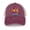 Red, variant on I Crushed 100 Days of School Wine Red Hat Adjustable Funny Fashion Unisex Baseball Cap for Men Women