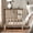 Gray, variant on Mintazer Mirrored Nightstands with 2 Doors & Adjustable Shelves, Freestanding Sideboard Storage Cabinet for Bedroom Living Room, Gray