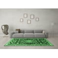 thumbnail image 3 of Ahgly Company Indoor Round Animal Emerald Green Traditional Area Rugs, 7' Round, 3 of 4