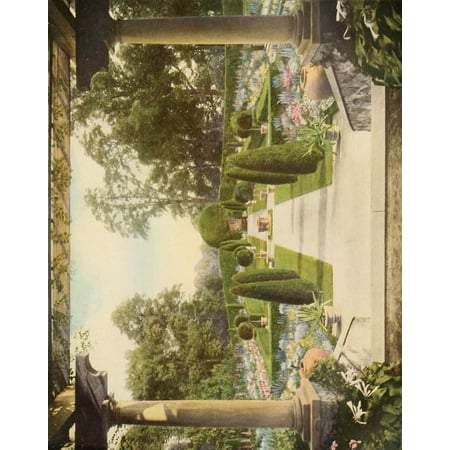 Beautiful Gardens of America 1915 Glen Alpine Morristown NJ Poster Print by  Glen Alpine Beautiful Gardens of America