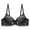 Black, variant on Women Lace Bras Underwire Push Up Mesh Comfortable Everyday Wear Polyester Plus Size 36 38 40 42 B C D Cup Multi Color Options