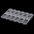 thumbnail image 4 of Caja contenea de almacenamiento de de imitación con 12 comptimentos transpentes pa decoración de uñas. Cro Zulema Caja del almacenaje del clavo, 4 of 8