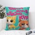 thumbnail image 7 of Super Kitties Throw Pillow Cover Decoration Pillow Case Cushion for Home Sofa Couch 20"x20", 7 of 7