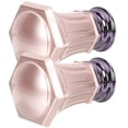 thumbnail image 4 of 2 Pcs Embouts de Tringle à Rideaux Décoratifs Capuchon d'Extrémité de Tringle à Rideaux Fourniture de Rideaux de Fenêtre, 4 of 6