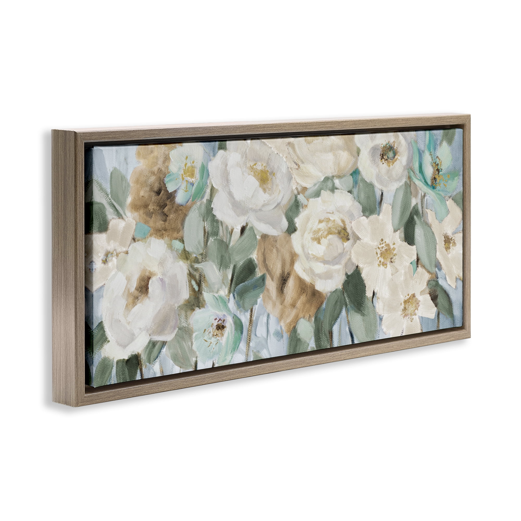 Stupell Industries Promise of Giverny Brown Framed Floater Canvas Wall Art, design by Lanie Loreth