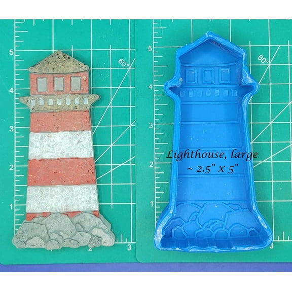 Lighthouse Silicone Freshie Mold - Large