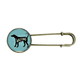 thumbnail image 1 of Broche de Metal antiguo Unbranded Silueta de perro Negro 7.5 cm, 1 of 3
