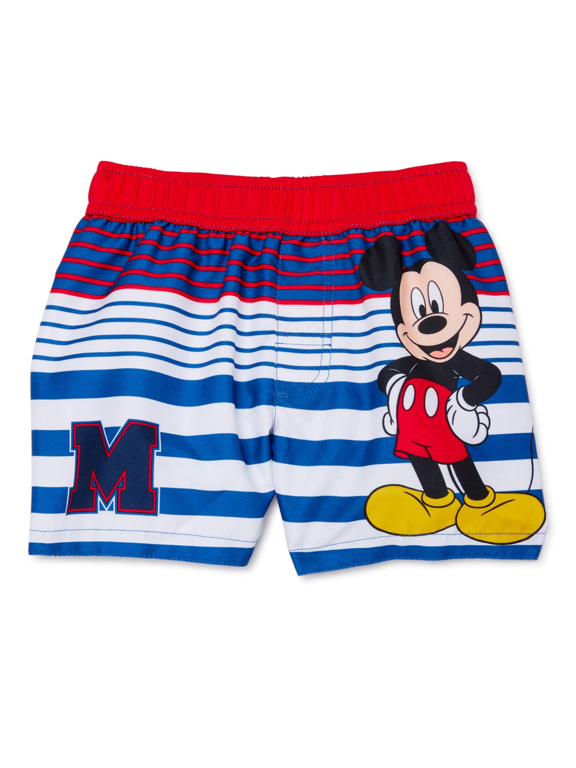 Blue 3/6 Months Pool Red Mickey Mouse Baby Boys Swim Trunks Summer 