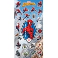thumbnail image 3 of Spider-Man Kids Towel Set for Boys - Bundle with Miles Morales Spiderman Hooded Bath Towel with Stickers and More | Spiderverse Bathroom Set, 3 of 5