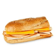 Marketside Turkey & Cheddar Sub Sandwich, Half, 6.5oz, 1 Count (Fresh)