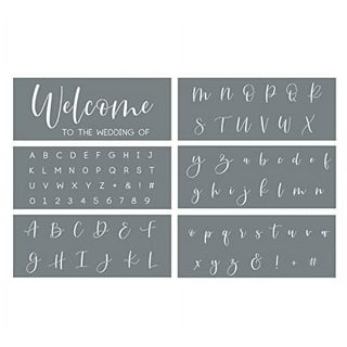 Helix Assorted Font Lettering Guide Set of 4