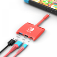 thumbnail image 1 of Apto para Nintendo Switch 3 en 1 Estación de acoplamiento HDMI de alta definición Consola de videojuegos conectada al televisor Convertidor de vídeo, 1 of 6
