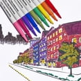 thumbnail image 2 of Paper Mate Flair Felt Tip Pens, Bold Tip (1.2 mm), Assorted Colours, 6 Count, 2 of 6