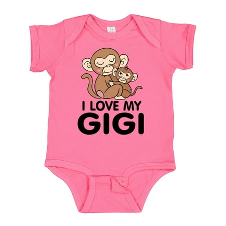 

Inktastic I Love My Gigi Gift Baby Boy or Baby Girl Bodysuit