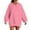 Pink, variant on Vibrex Womens Oversized Hoodies Casual Cute Sweatshirts 2025 Pullover Fashion Y2K Tops Fall Outfits