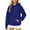 Blue, variant on fheaev Hoodie Sweatshirt For Womens Trendy Queen Oversized Crewneck Long Sleeve Sweatshirts Pullover Sweaters With Pocket Casual Comfy Fall Outfits Fashion Teen Girls Y2K Winter Clothes