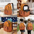 thumbnail image 3 of DISNIMO Deer Printed Backpack and Lunch Box Set for Kids, 17 Inch Large School Backpack with Pencil Case, Lightweight Portable Student Bag for Girls 10-12, Back to School Supplies, 3 of 7
