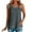 Gray, variant on HAiming Tank Tops for Women Solid Color Round Neck Summer Sleeveless T Shirt Tunic Dressy Casual Loose Comfy Vest