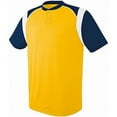 thumbnail image 2 of Augusta S Wildcard Two-Button Jersey ATHLETIC GOLD/NAVY/WHITE 312200, 2 of 2
