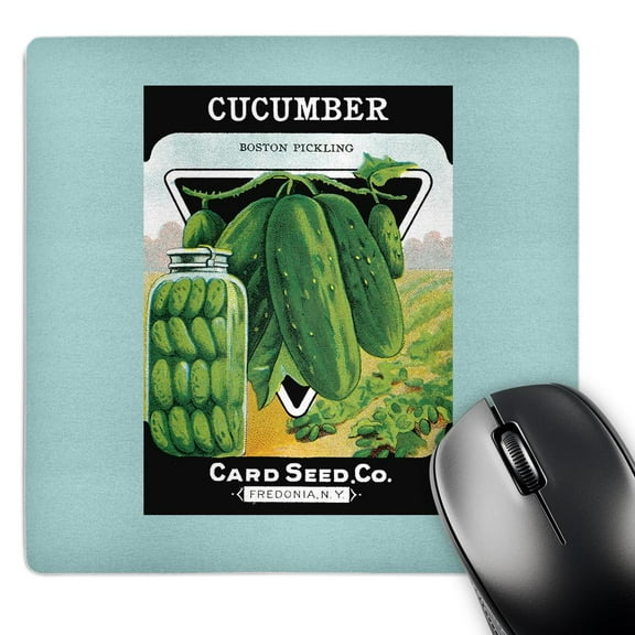 3dRose, Cucumber Boston Pickling Card Seed Company, MousePad