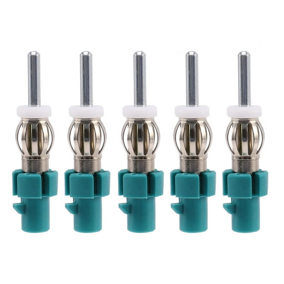 5X Car Stereo Antenna Adapter FM AM Radio Connector - Fakra to DIN Antenna Plug Converter for Car Receiver