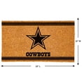 thumbnail image 2 of Dallas Cowboys 16" x 28" Logo Turf Mat, 2 of 3