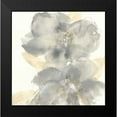 thumbnail image 2 of Paschke, Chris 12x12 Black Modern Framed Museum Art Print Titled - Floral Gray II, 2 of 5
