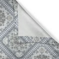 thumbnail image 6 of Ambesonne Turkish Pattern Valance & Curtain, Boho Neutral Swirls, 55"x24", Pale Mauve White Grey, 6 of 6