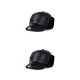 thumbnail image 2 of Guardurnaity Elder Cold Autumn PU Hats with Cap Windproof Warm-keeping Protector Soft Ear Outdoor Activity Accessory Thickened Portable Warm uno 2piezas, 2 of 6