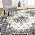 thumbnail image 7 of Home Dynamix Premium Sakarya Traditional Medallion Area Rug, Ivory/Blue, 21"x35", 7 of 7