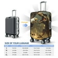 thumbnail image 6 of Fotbe Dinosaur Bald Eagle Luggage Cover Protector,Suitcase Protector,Scratch and Dirt Resistant,Fits 18-32 Inch Luggage-Medium, 6 of 9
