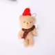 thumbnail image 1 of Bonita bufanda para el día de San Valentín, osito de peluche marrón, regalo de ropa DIY, árbol de Navidad floral, accesorios de mano, colgante, 1 of 6