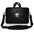 thumbnail image 1 of LSS Sac Pochette pour Ordinateur Portable 15,6 Pouces Compatible avec Acer, Asus, Dell, HP, Sony, MacBook et Plus / Étui de Transport avec Poignée et Bandoulière Ajustable, Noir Yin Yang, 1 of 4