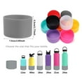 thumbnail image 6 of 2Pcs Cup Cover Water Bottle Boot Protective Silicone Boot Anti-slip Bottom Sleeve Cover 6.8-7.8cm Diameter, 6 of 7